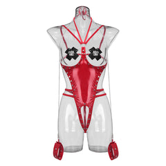 Women Open Back Bodysuit Sexy HubLai Bondage Lingerie Teddy Fetish