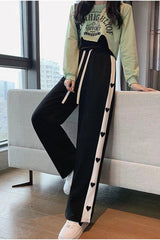 Love Side Pattern Casual Long Sweatpants