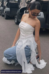 Sexy Off Shoulder Halter Neck Crop Tops