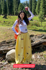 Loose Cute Dog Pattern Embroidered Wide Leg Sweatpants