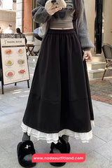 High Waist Loose Elegant A-Line Skirts