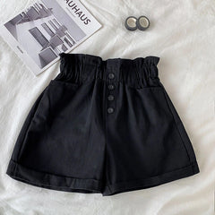 Elastic Waist Cute Colors Casual Shorts Pants