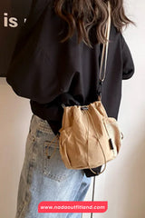 Cute Casual Versatile Bucket Bag