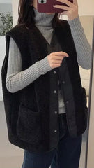 Sleeveless Two Sided Stylish Vest Outerwear
