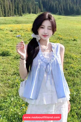 Sleeveless Two Style Summer Shirts