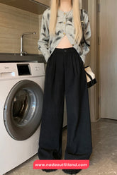 Loose Vintage Thick Corduroy Long Pants