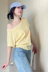 Short Sleeve Off Shoulder Summer Shirts