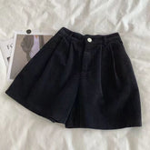 High Waist 5 Colors Shorts Corduroy Pants