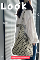 Cool Polka Dot Pattern Casual Tote Bag