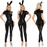 Faux Leather Bodysuit