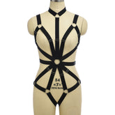 Women Womens Black Bodysuit Intimate HubLai Lingerie Harness Latina Teddy