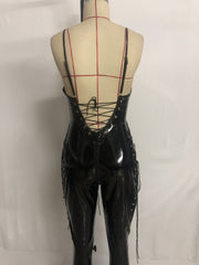 Red Sexy Bodysuit Slutty HubLai Lingerie Teddy Fetish