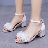 banquet large-size thick-heeled high-heeled women's sandals