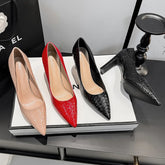 Autumn light luxury high heels