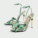Butterfly Stiletto High Heels Ladies Ankle Strap Sexy Sandals