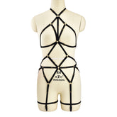 Sex Sexy Bodysuit Strapy Body Harness Lingerie White Teddy