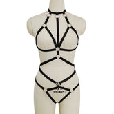 Sexiest Sexy Bodysuit Red HubLai Harness Lingerie Women Teddy