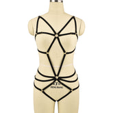 White Red Bodysuit Chubby HubLai Lingerie Harness Wife Teddy