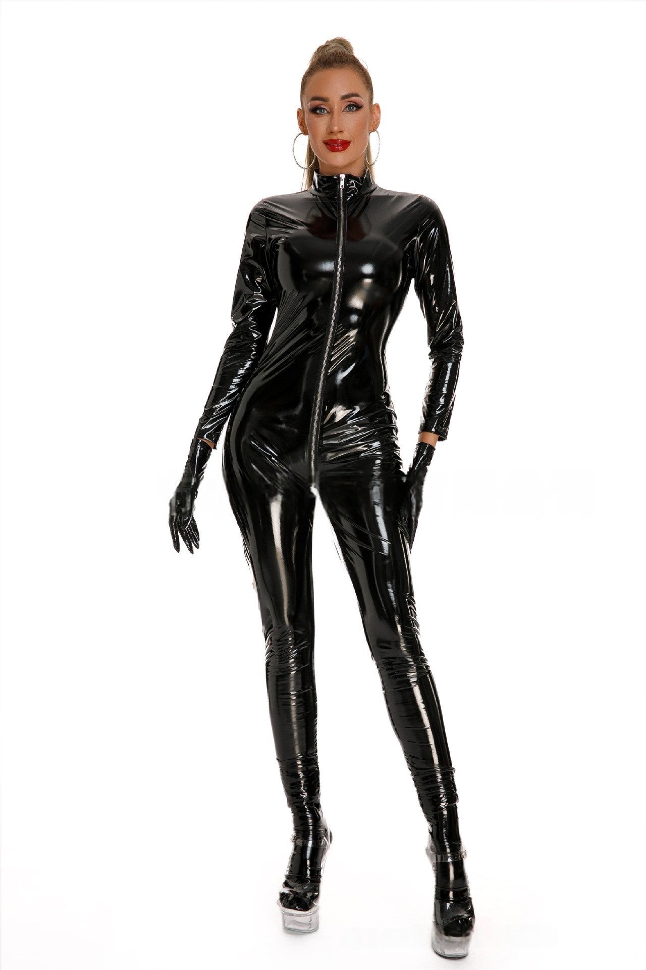 Vinyl Bodysuit Full