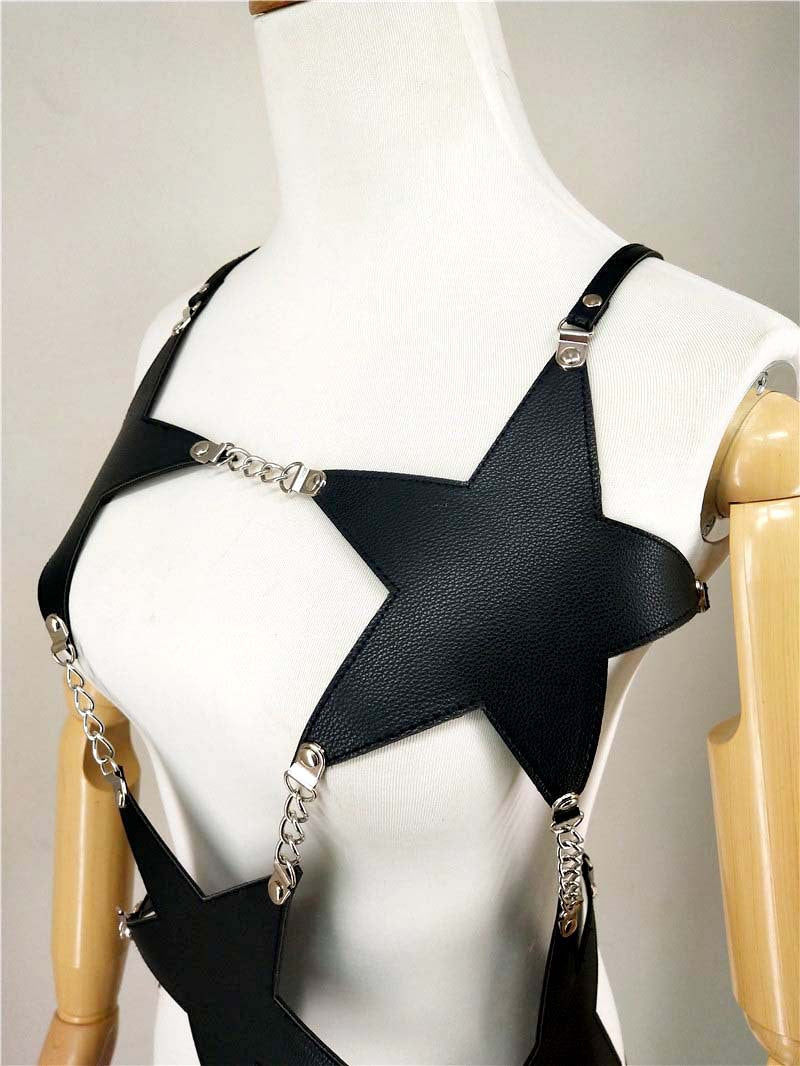 HubLai Leather Body Harness