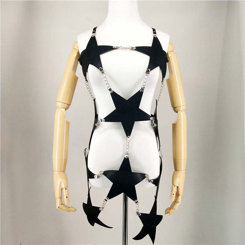 HubLai Leather Body Harness