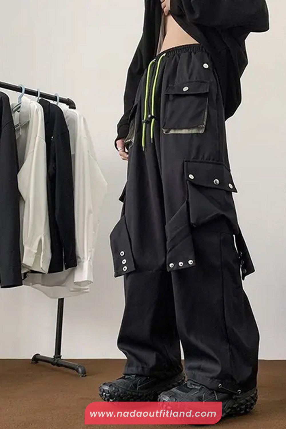 Loose Hip Hop Multi Pockets Men Jogger Pants