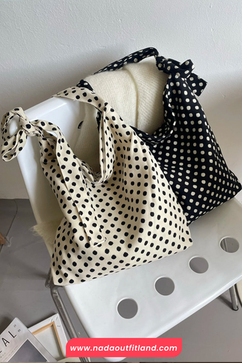 Cool Polka Dot Pattern Casual Tote Bag