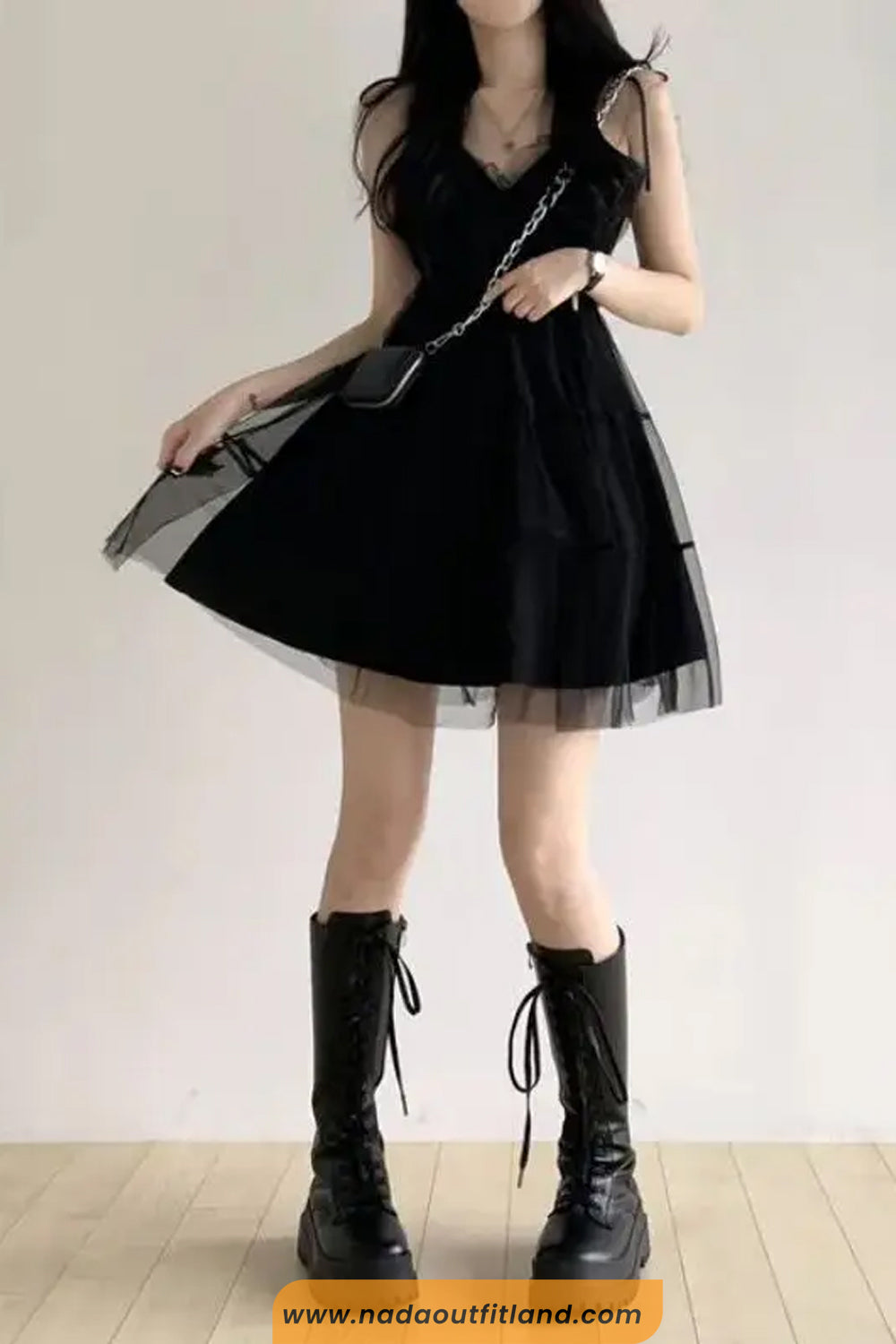Sexy V-Neck Strapless Ball Gown Mini Dress