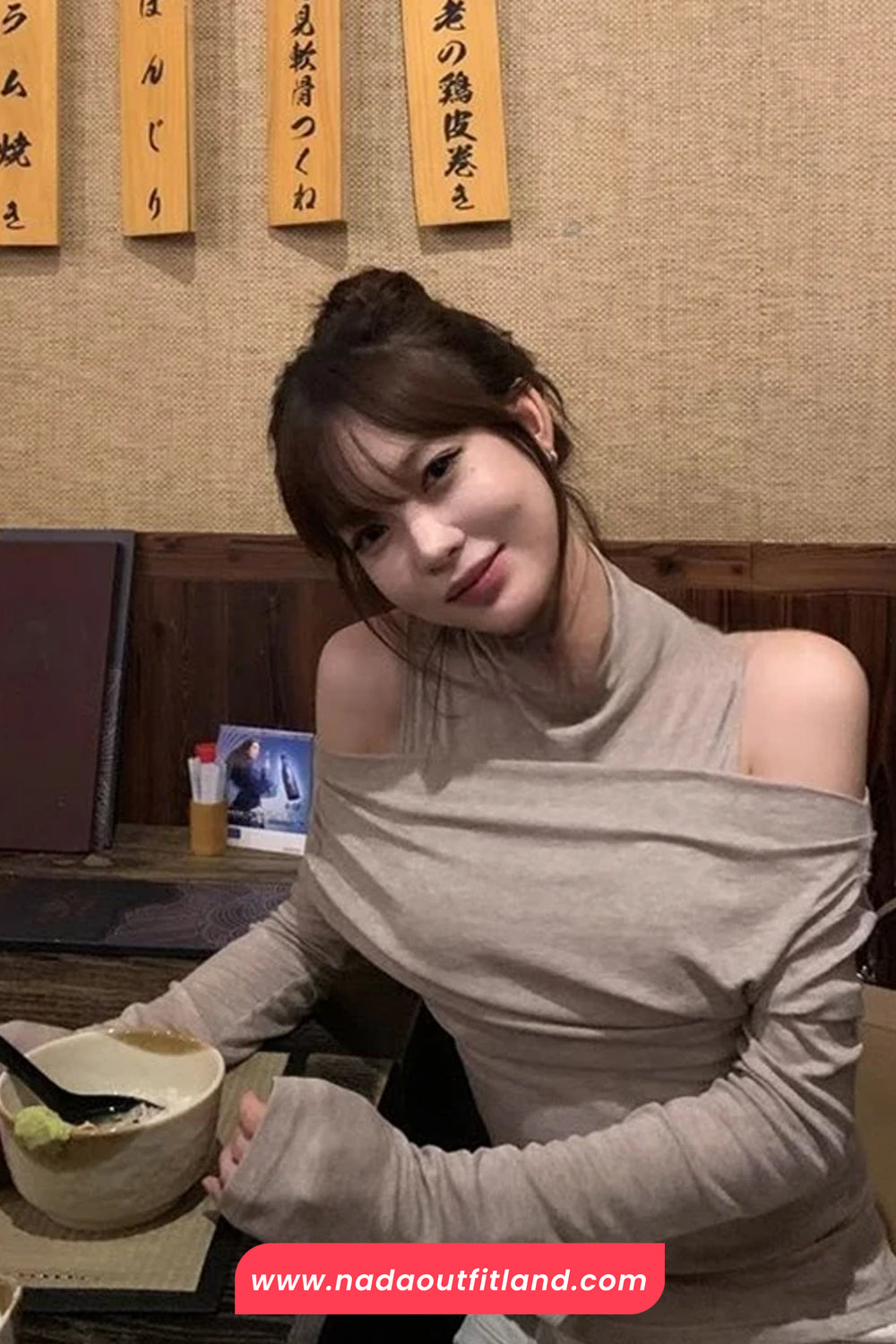 Long Sleeve Sexy Off Shoulder 2 Pieces Shirts