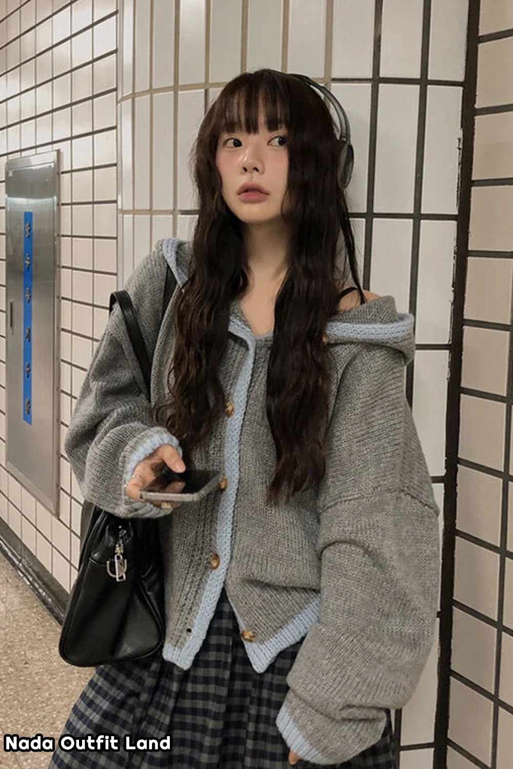Long Sleeve Knitwear Hooded Cardigan Sweater