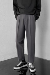 Casual Solid Color Straight Ankle Length Long Pants