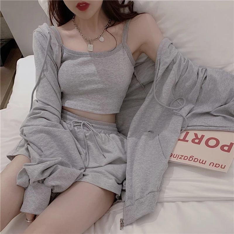 3 Pieces Home Wear Casual Suits