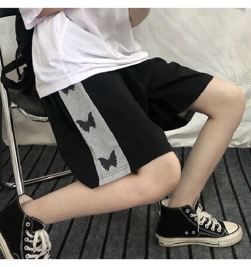 Butterfly Side Printed Shorts Pants
