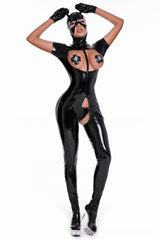 Lip Service Vinyl Bodysuit