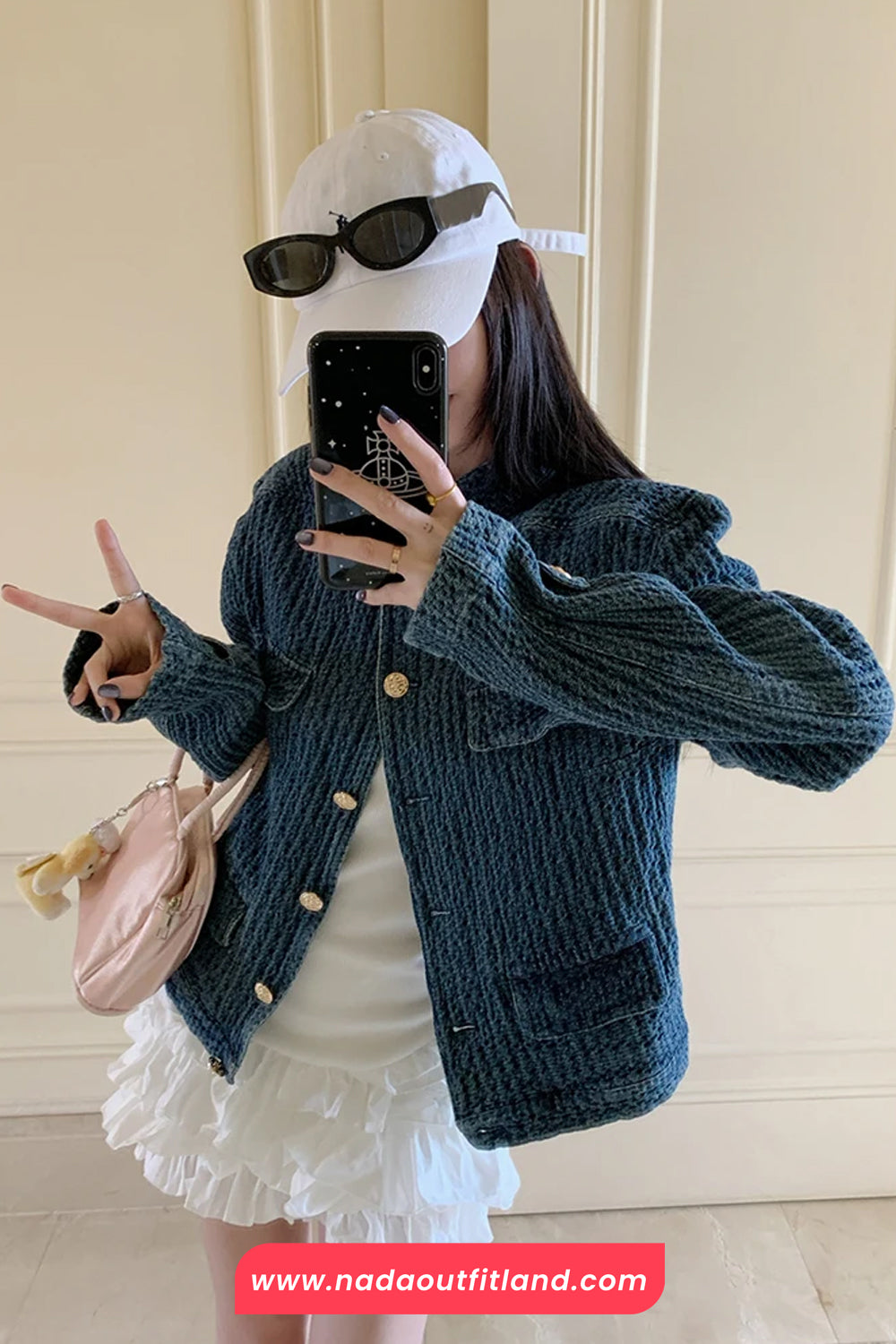 Long Sleeve Vintage Denim Coat Jacket