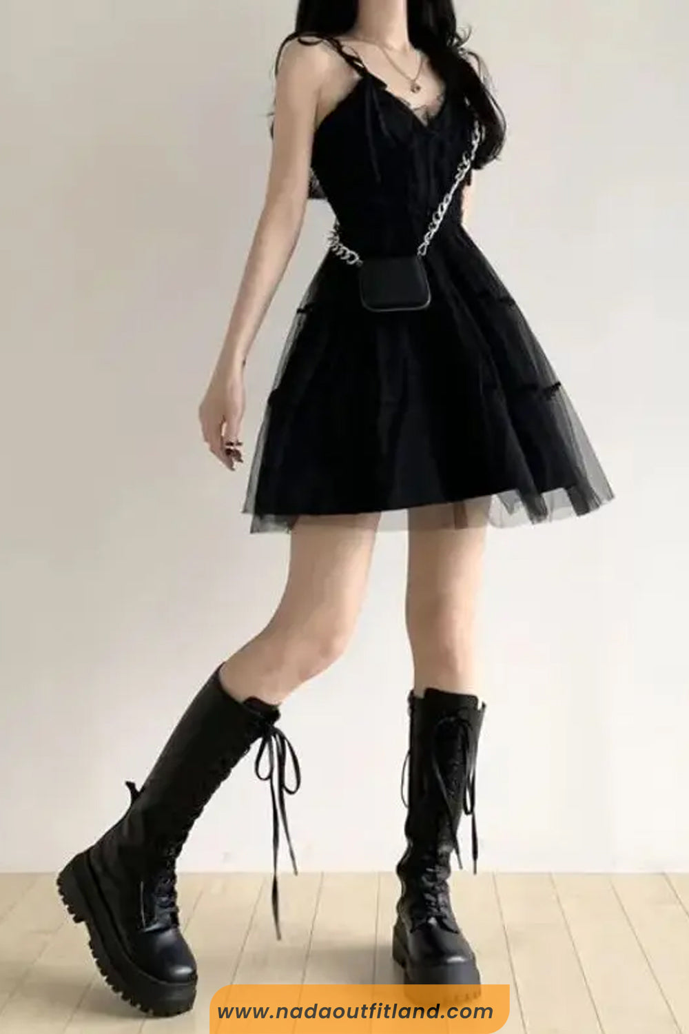 Sexy V-Neck Strapless Ball Gown Mini Dress