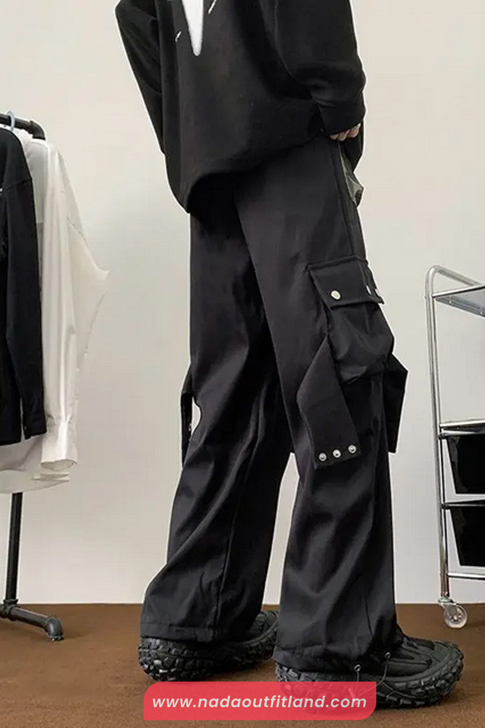 Loose Hip Hop Multi Pockets Men Jogger Pants