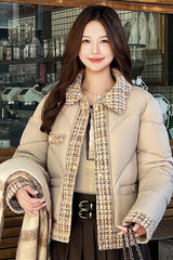 Vintage Tweed Coat Jacket â€?Elegant Timeless Outerwear