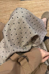 Loves Dot Pattern Long Office Pants