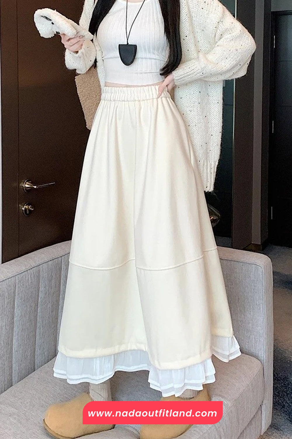 High Waist Loose Elegant A-Line Skirts