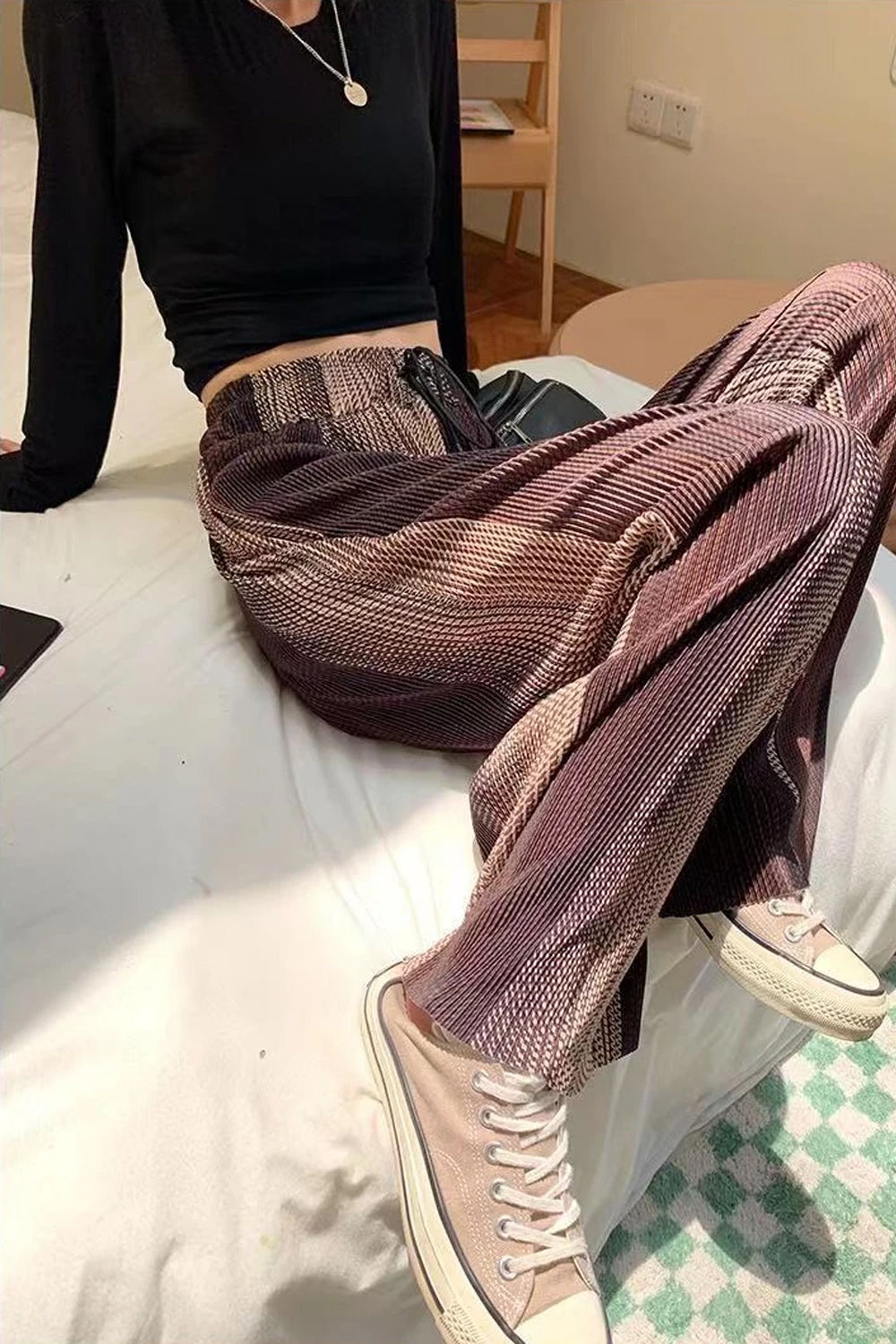 Loose Vintage Tie Dye Summer Pants