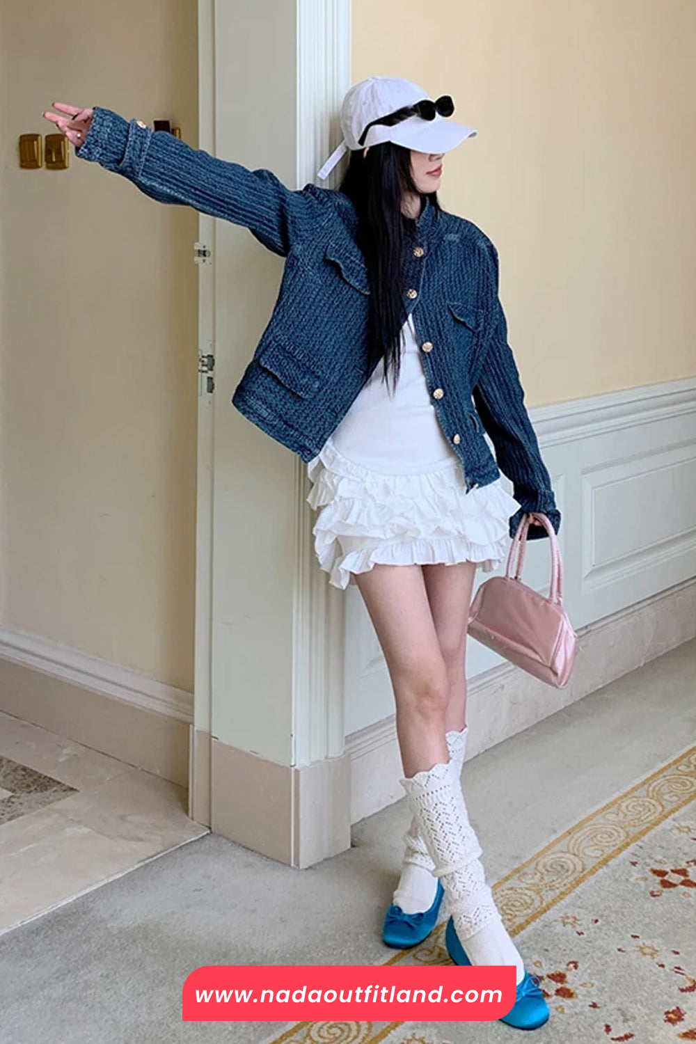 Long Sleeve Vintage Denim Coat Jacket