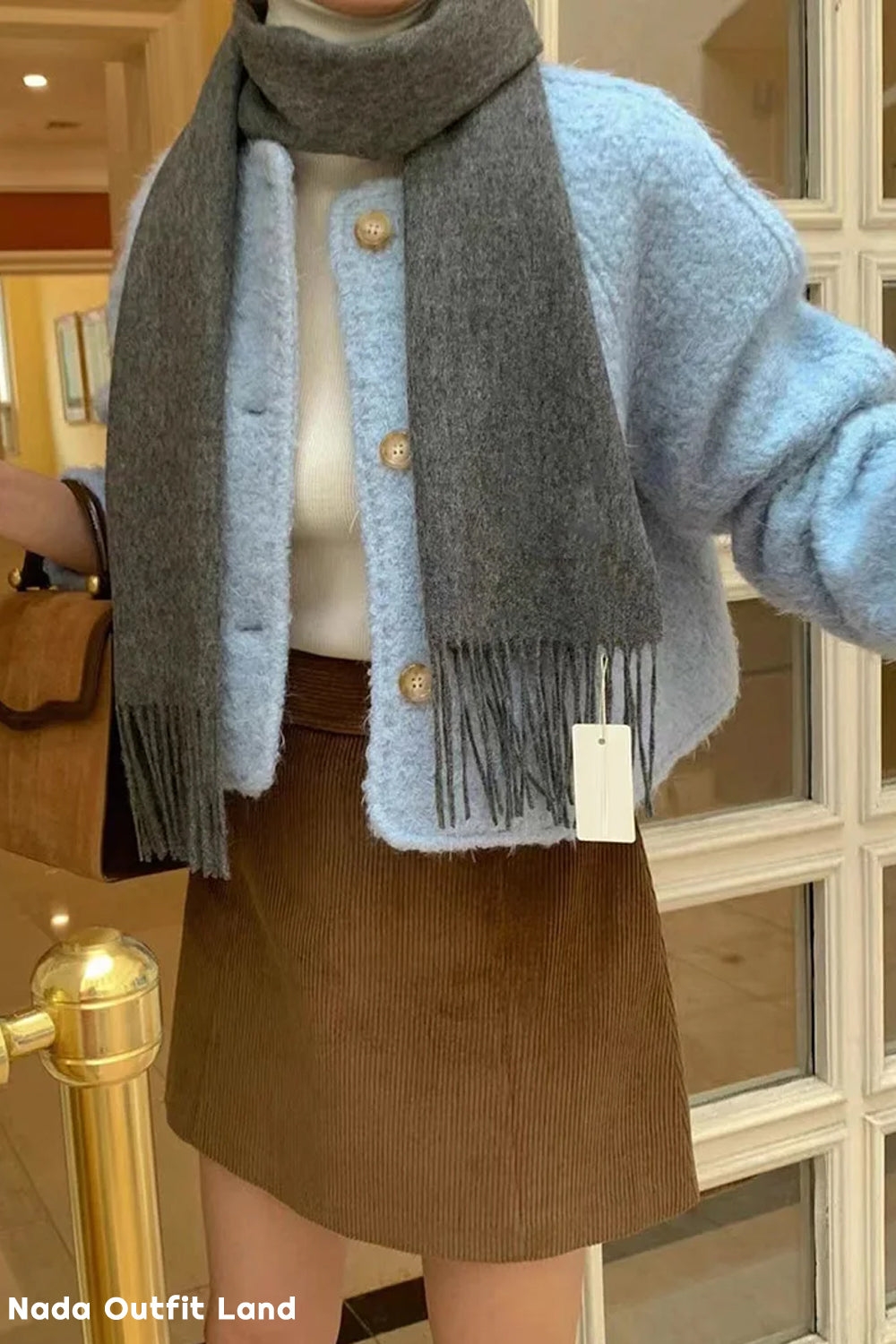Vintage Wool Blends Elegant Short Jacket