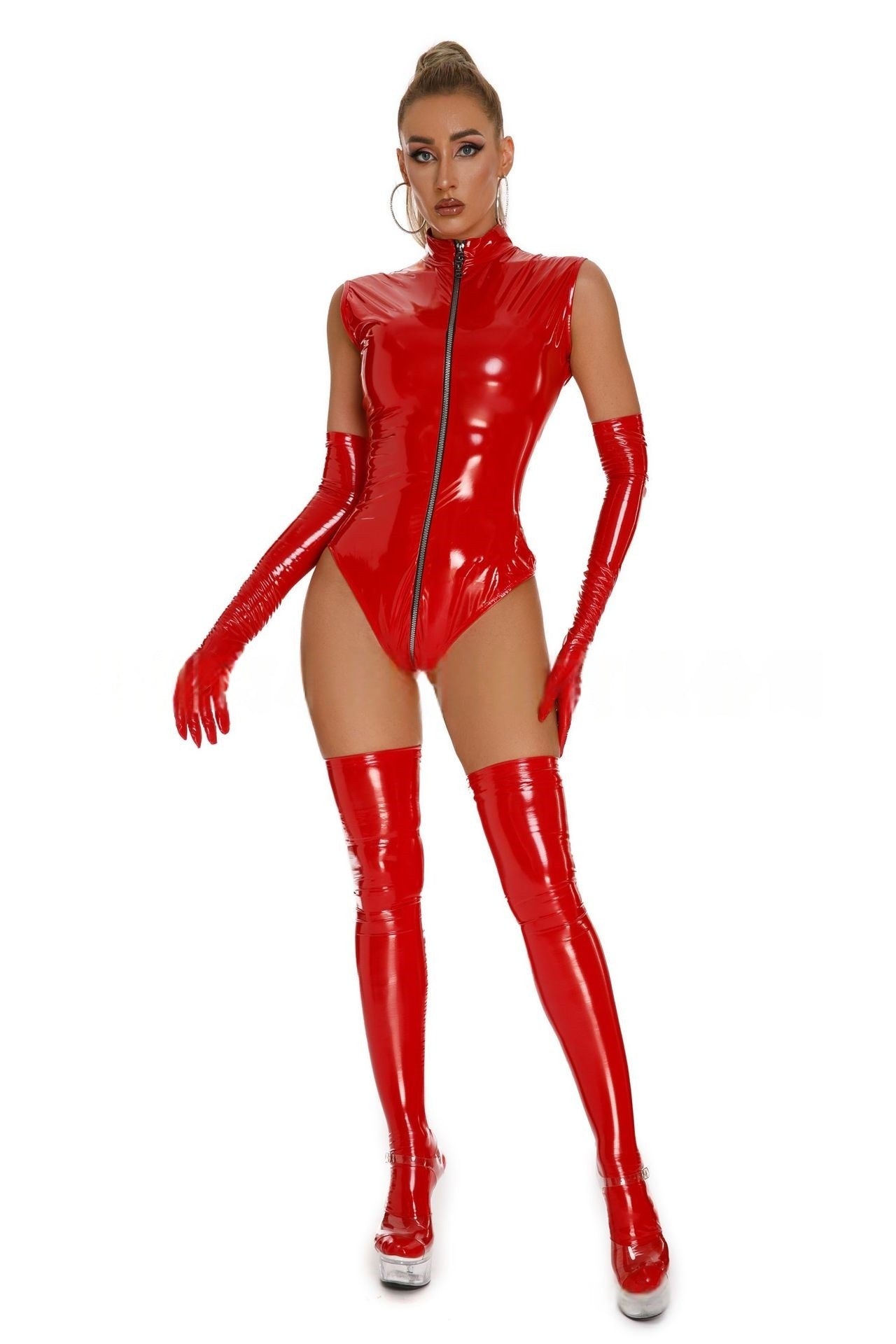 HubLai Bodysuit With Mouth Hole