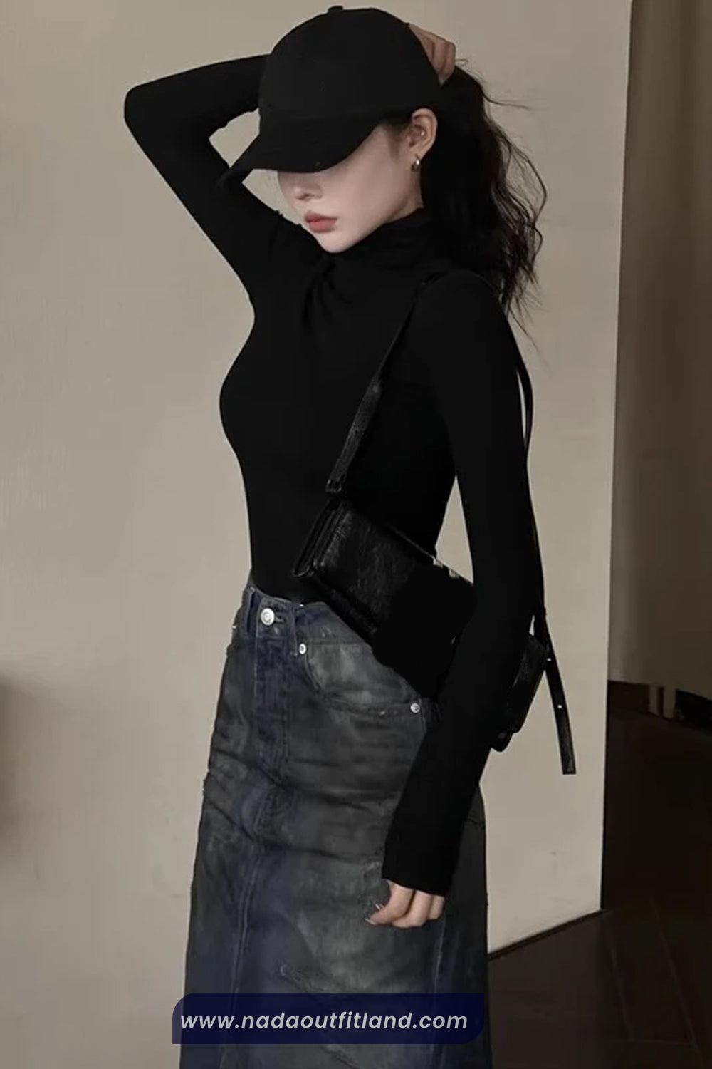 Long Sleeve Classic Turtleneck Women Shirts