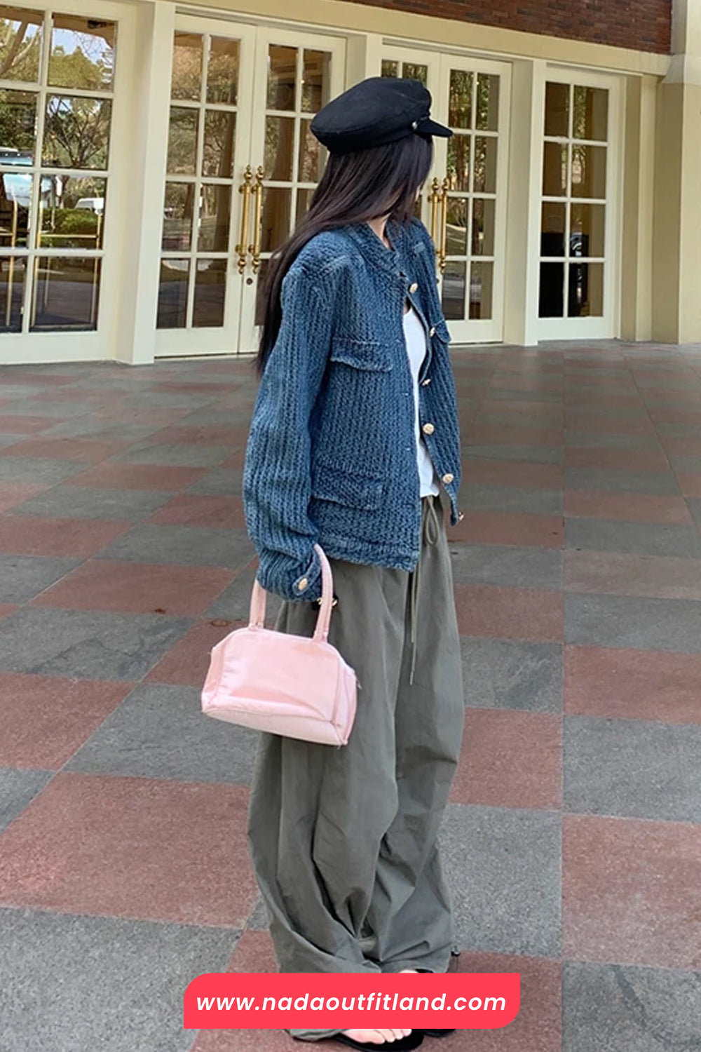 Long Sleeve Vintage Denim Coat Jacket