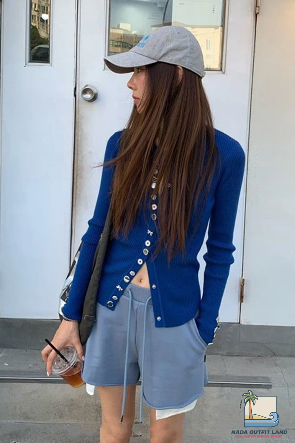 Long Sleeve Chic Buttons Slim Fit Knitted Cardigan Sweater