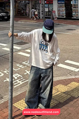 Loose Wide Leg 90s Women Jeans Pants