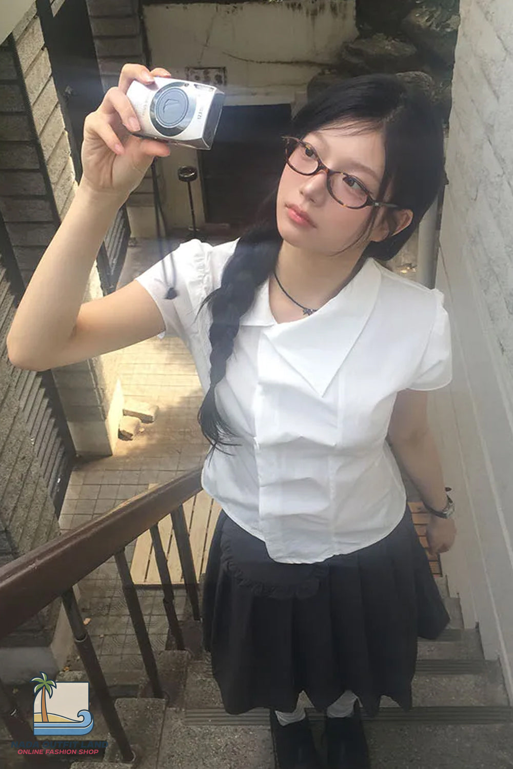 Short Sleeve Irregular Style Blouse Shirts
