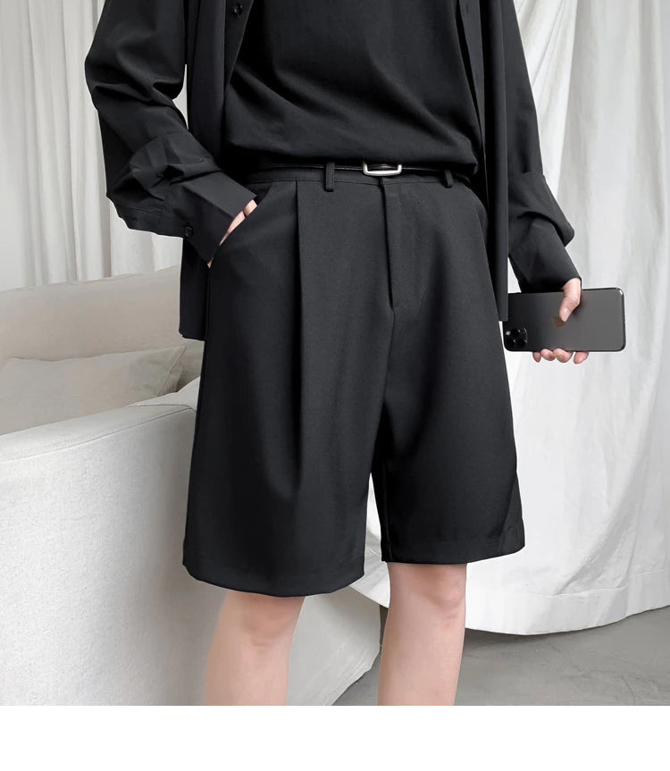 Loose Thin Knee Length Casual Men Shorts Pants